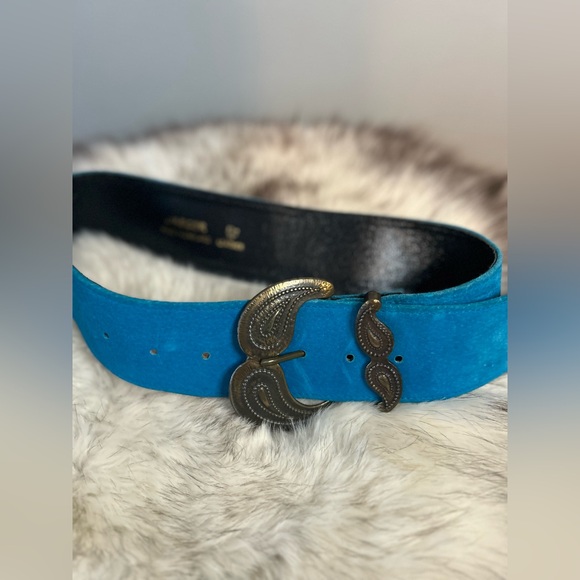 Vintage Jaeger leather belt - Picture 4 of 14